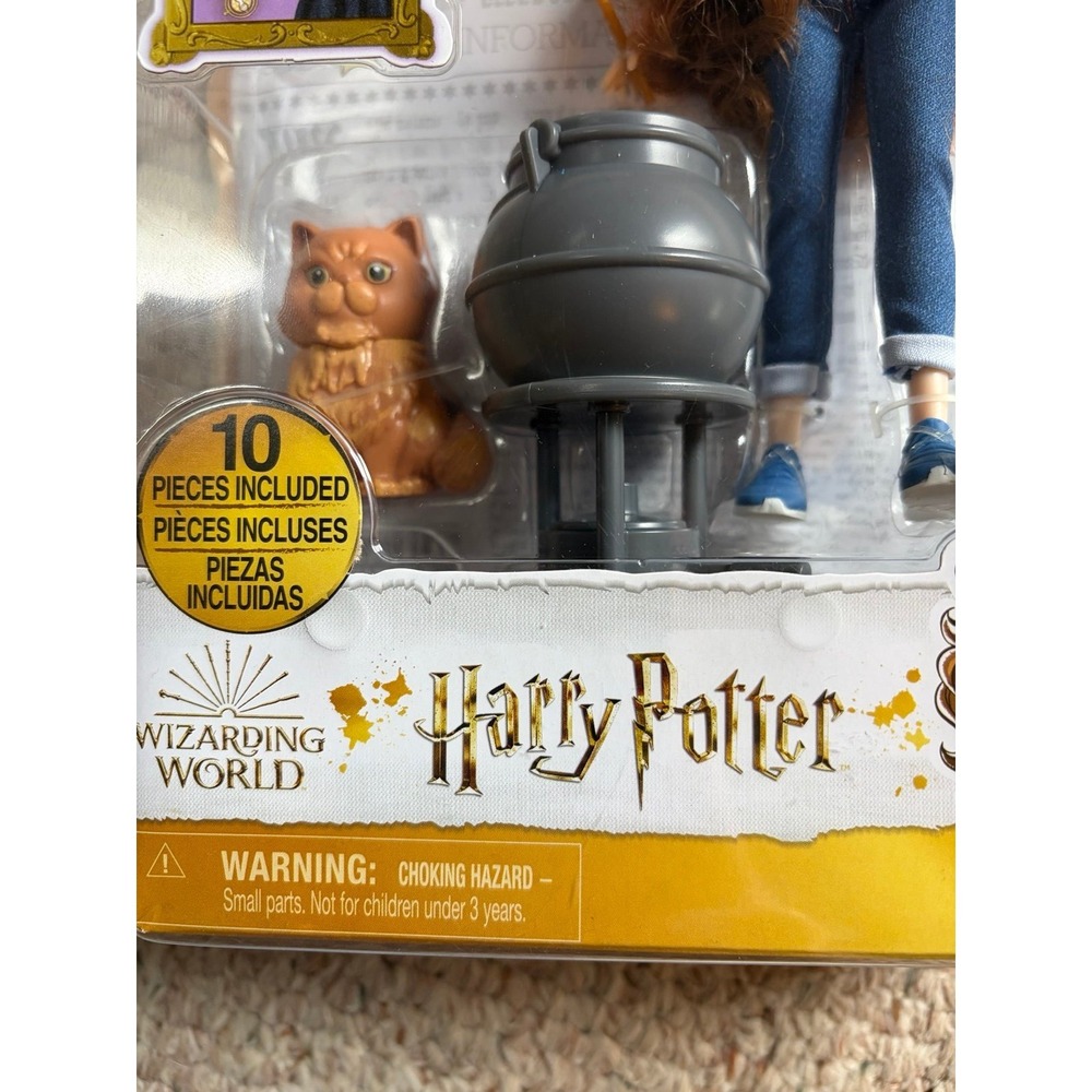 Wizarding World of Harry Potter 8" Brilliant Hermione Granger Doll Set New Seal - Picture 2 of 6